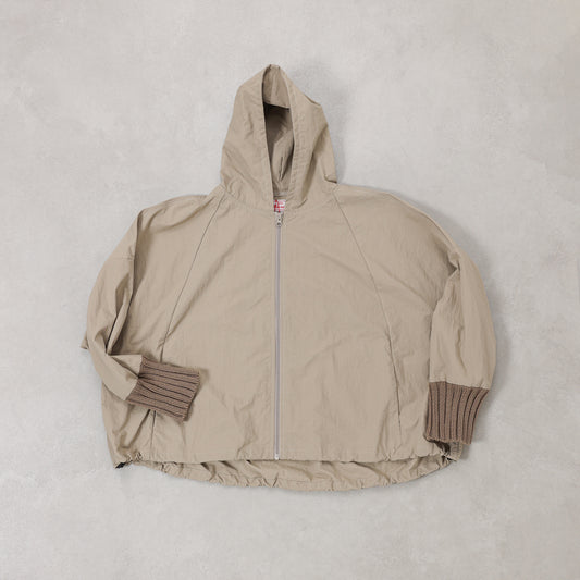 mao made ヴィンテージウェザー ローゲージニット フード付きジャケット / No.991308