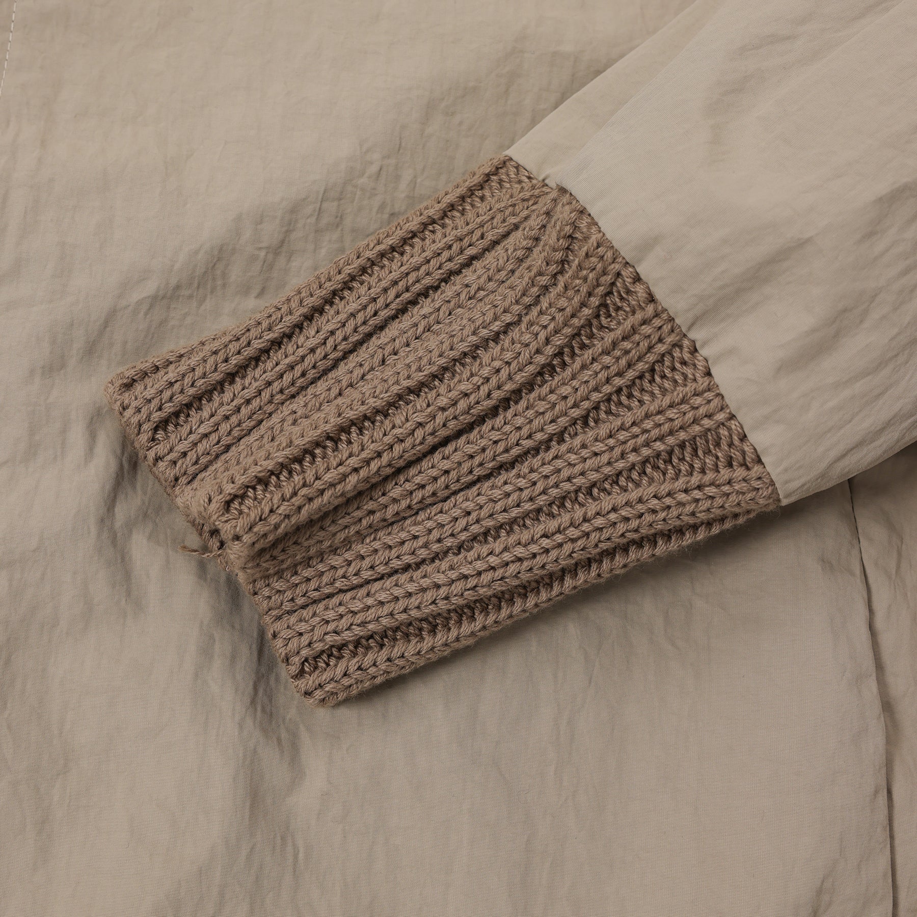 mao made ヴィンテージウェザー ローゲージニット フード付きジャケット / No.991308