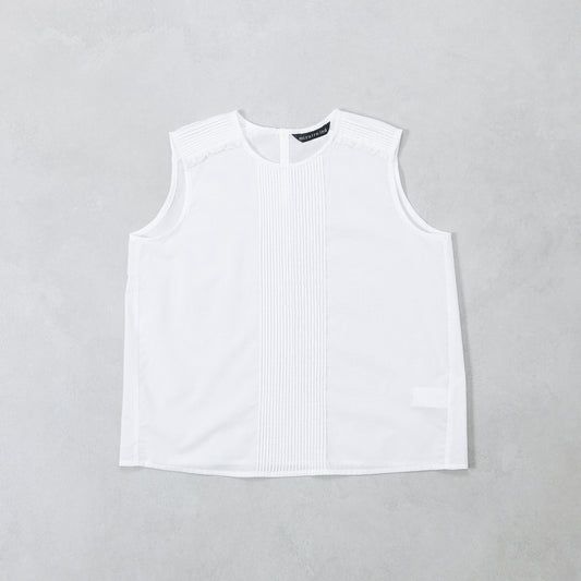 mizuiro ind ピンタック＆レースノースリーブプルオーバー / 1-230127