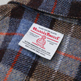 Gallery viewerに画像を読み込む, sillage fireman coat beige blue plaid harris tweed / SL25FW-FMJKHT-BBLCH
