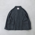 Gallery viewerに画像を読み込む, sillage fireman coat houndstooth black harris tweed / SL25FW-FMJKHT-HTBL
