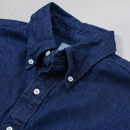 orSlow STANDARD BUTTON DOWN SHIRT ONE WASH / 01-8112-81
