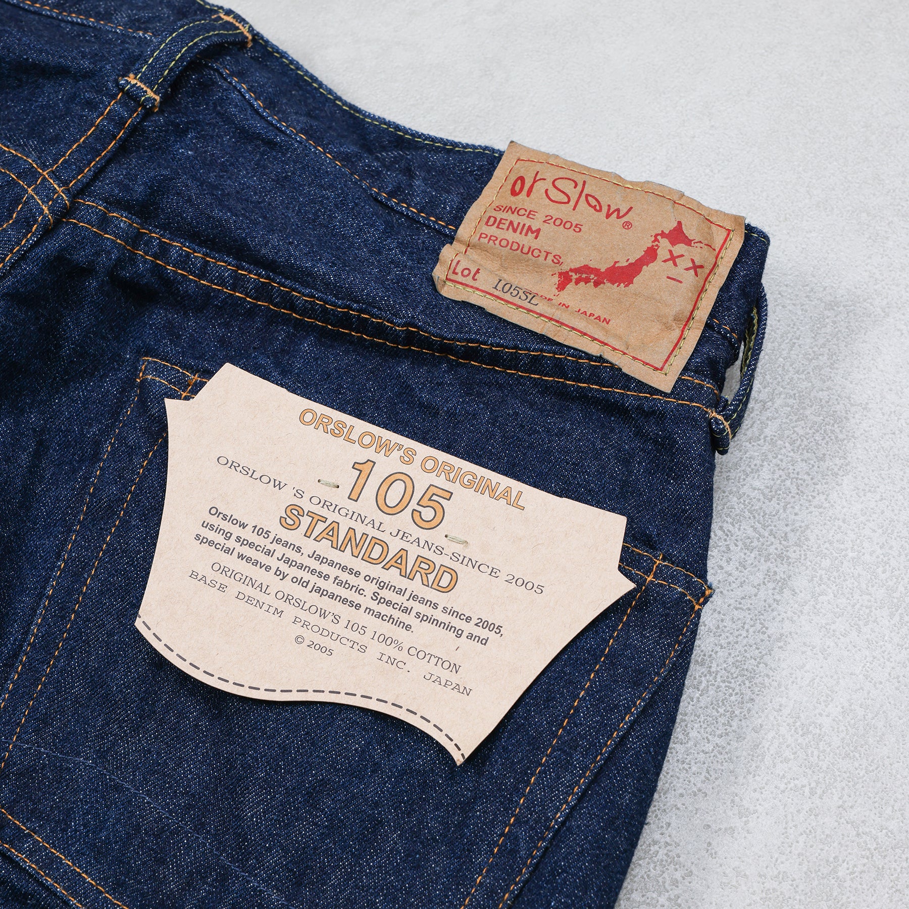 orSlow SHORTLENGTH 105 STANDARD DENIM / 01-1050SL-81