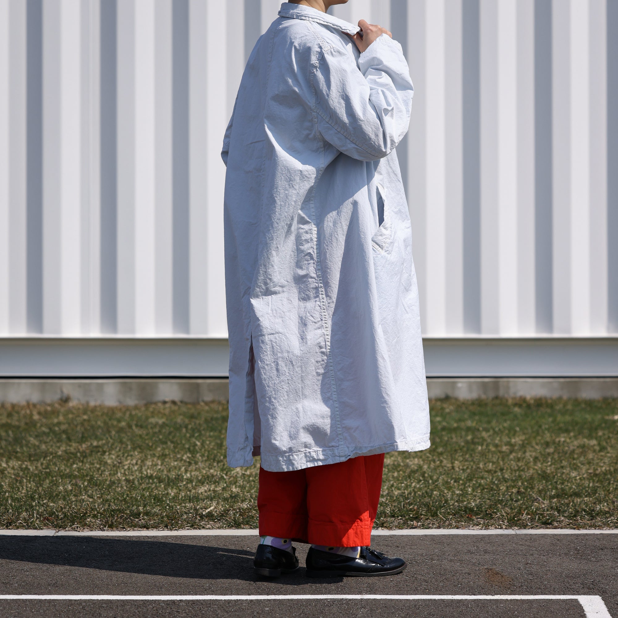 Veritecoeur コンプレッションフードコート　vck161 グレージュ Veritecoeur》ガーメントダイコート LONG | toalu online shop