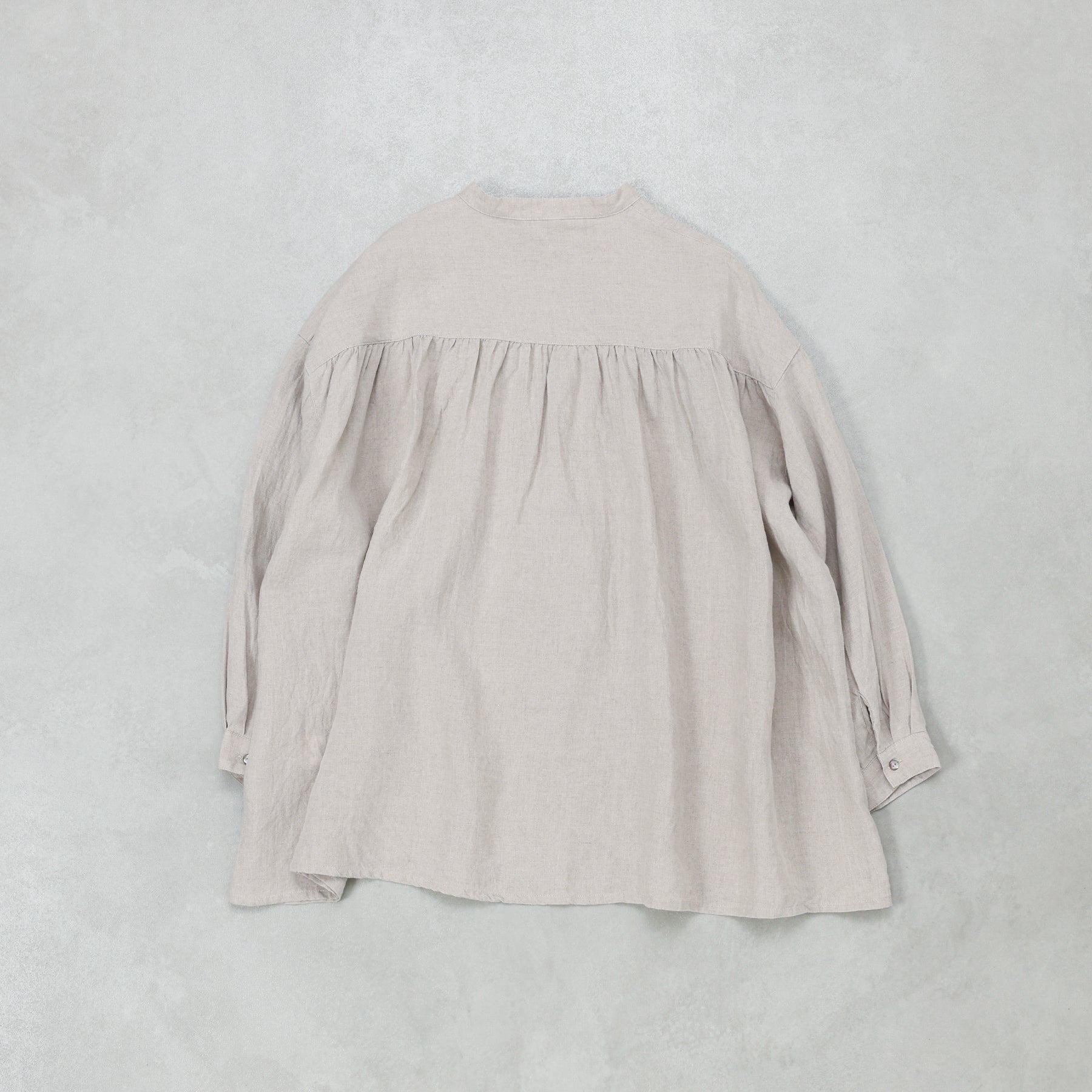 ichi Antiquités LINEN BROAD SHIRT / 1100910