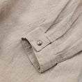 Gallery viewerに画像を読み込む, ichi Antiquités LINEN BROAD SHIRT / 1100910
