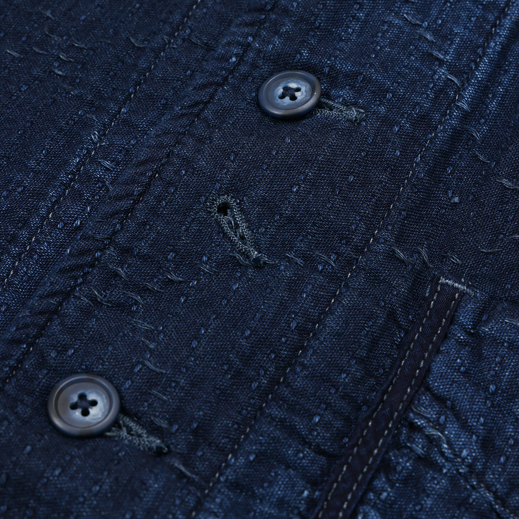 Porter Classic SEA ISLAND SASHIKO FRENCH JACKET / PC-059-3802