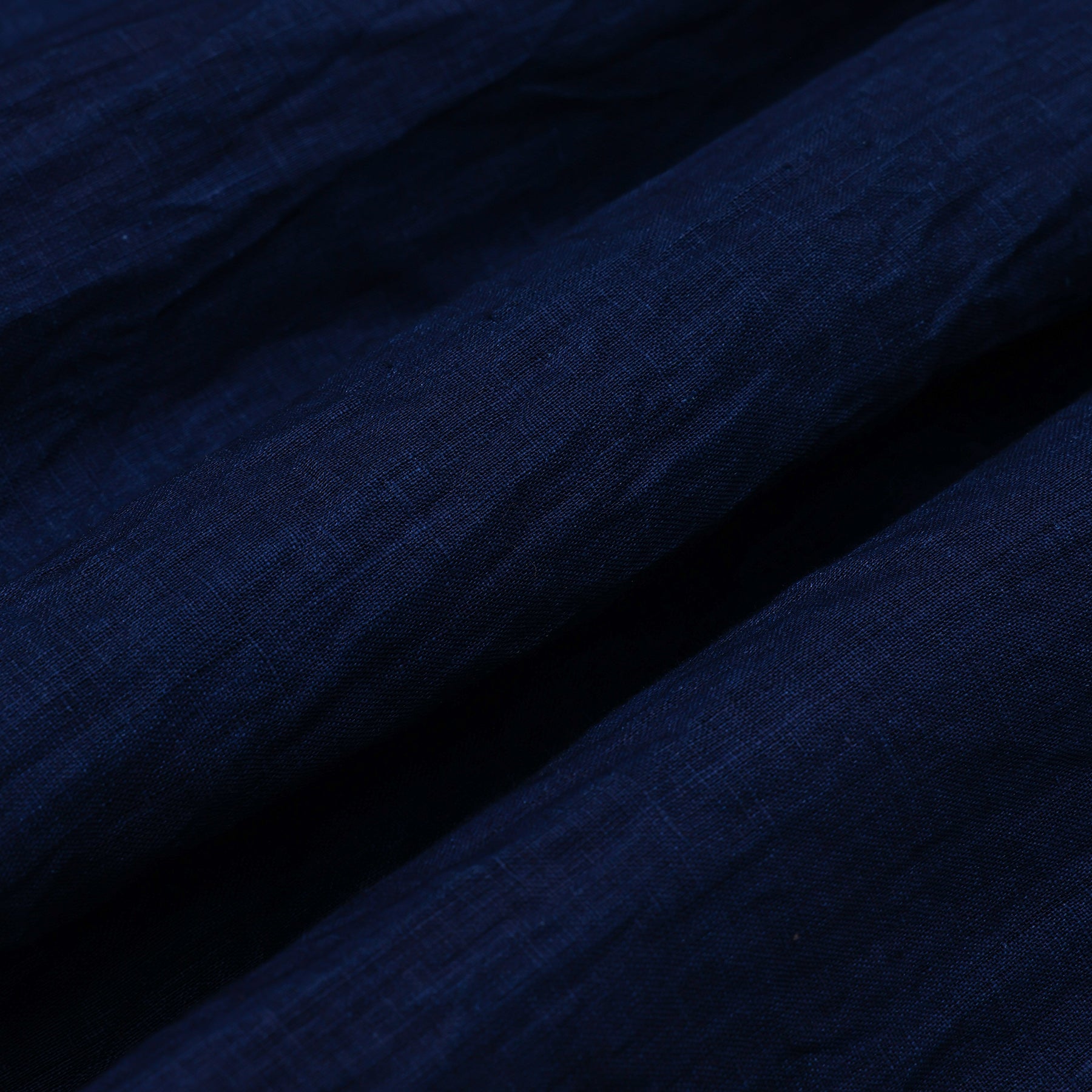 ICHI ANTIQUITÉS INDIGO LINEN SKIRT / 1100922