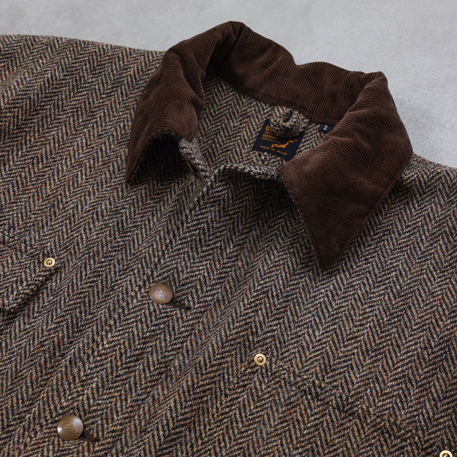 orslow HARRIS TWEED RERAX FIT COVERALL / 01-6034-H47