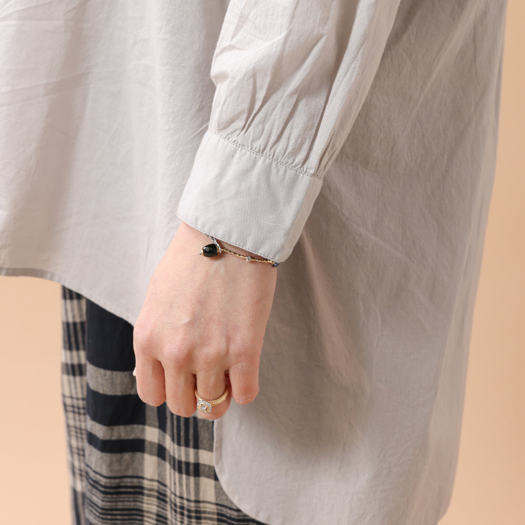 maison de soil BANDED COLLAR EMB TUNIC / S2626222000