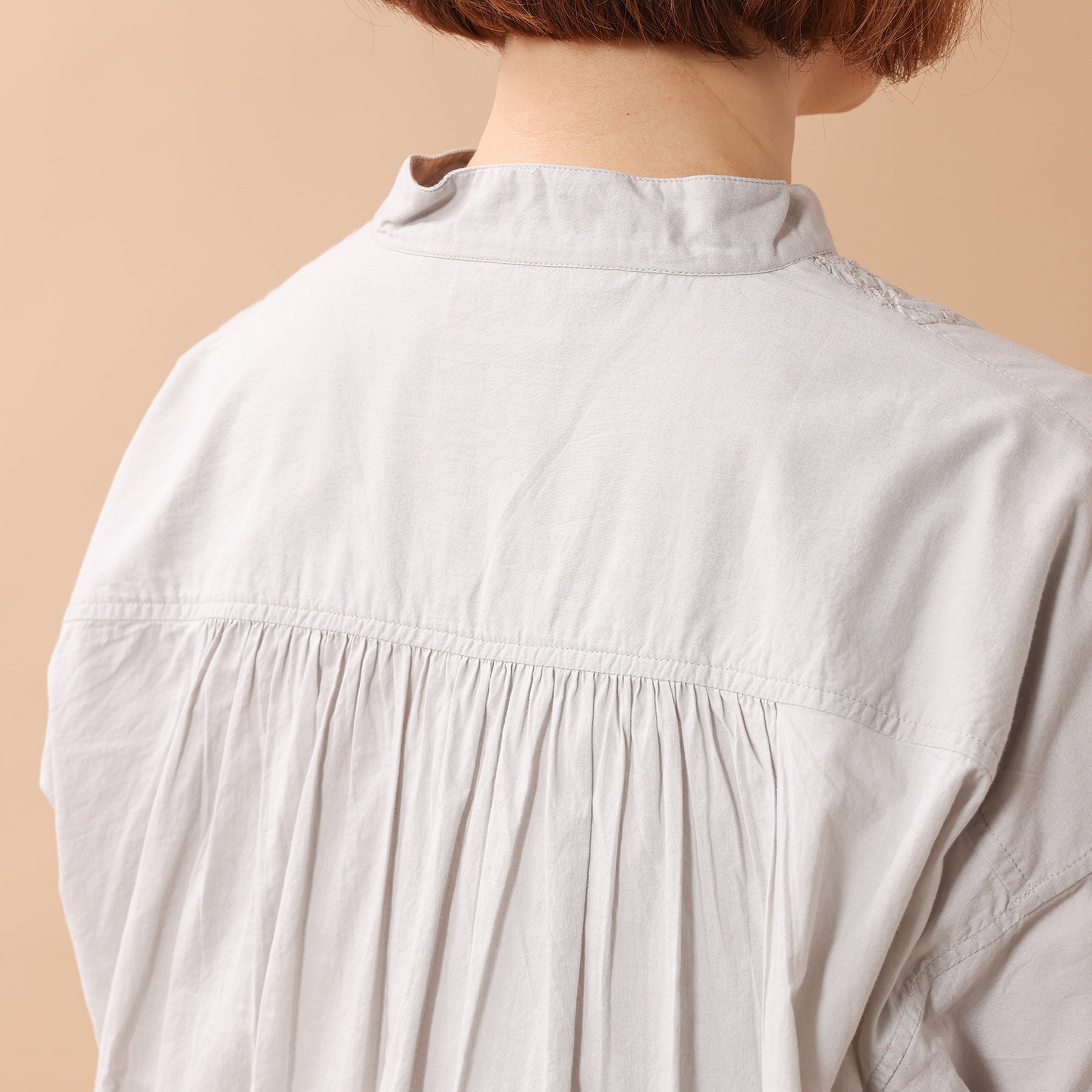 maison de soil BANDED COLLAR EMB TUNIC / S2626222000