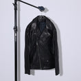 Gallery viewerに画像を読み込む, Porter Classic　PC RIDERS JACKET W/LOVE & PEACE SILVER
