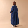 Gallery viewerに画像を読み込む, ICHI ANTIQUITÉS INDIGO LINEN DRESS / 1100921

