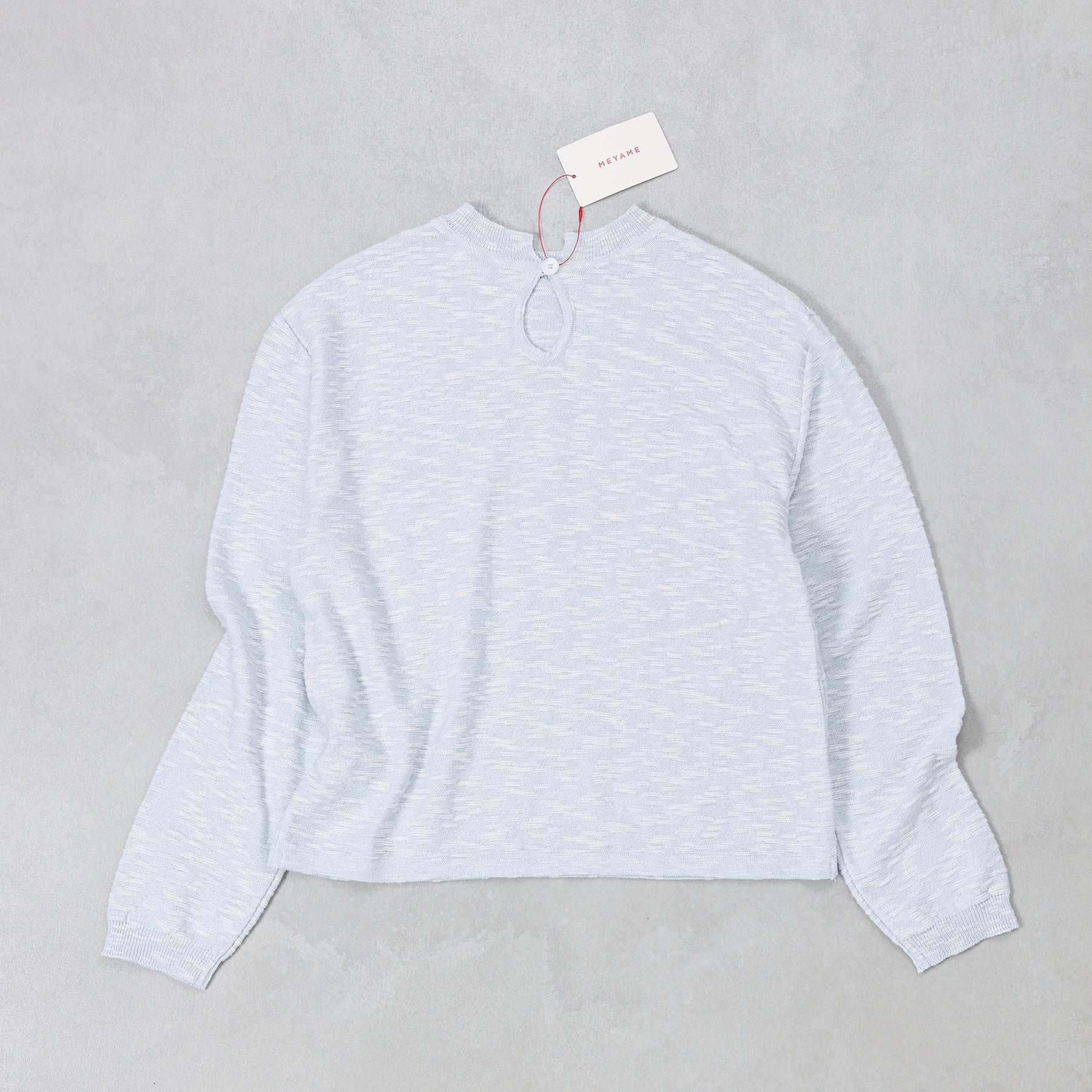 MEYAME BACK TEAR SHAPE KNIT / MEY-2301