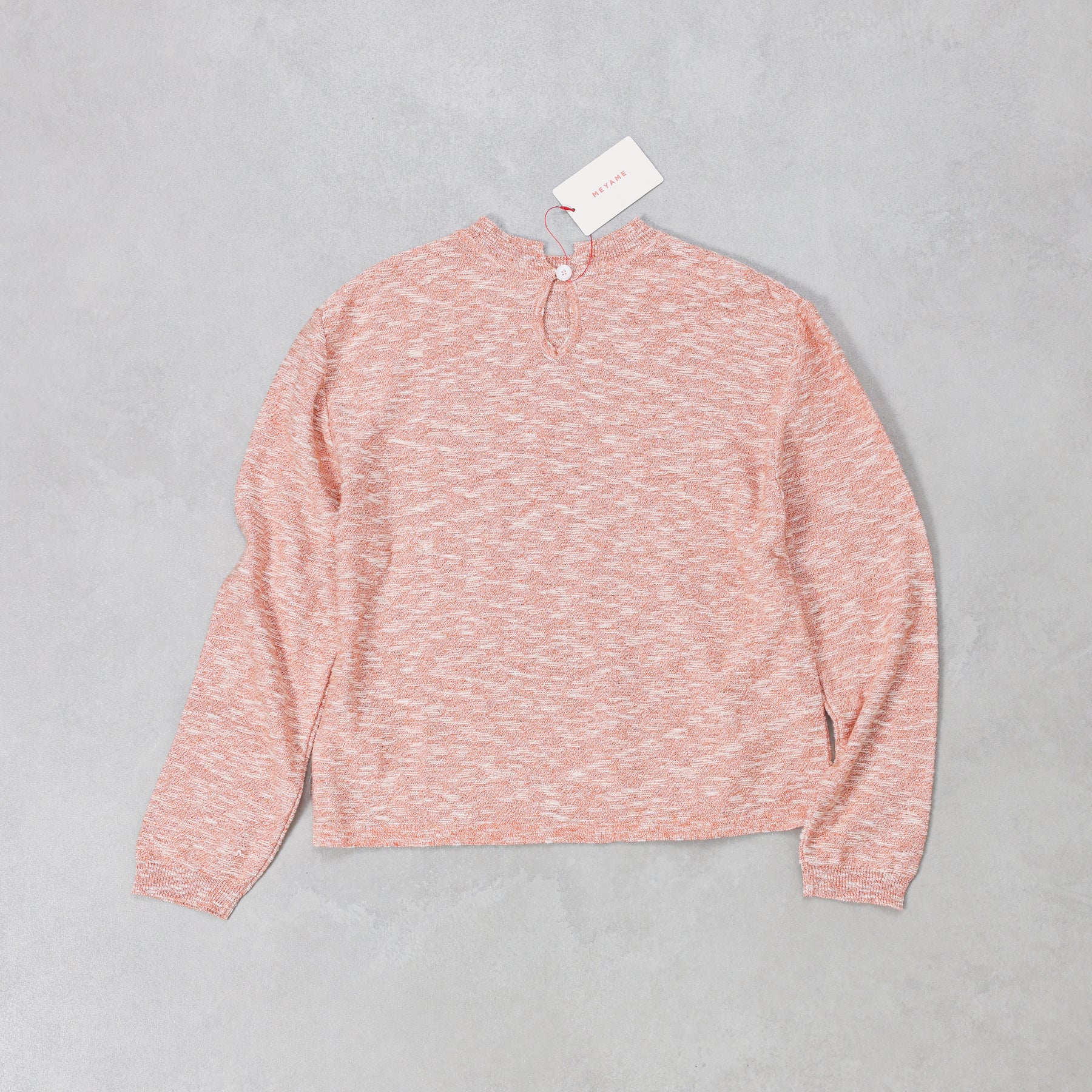 MEYAME BACK TEAR SHAPE KNIT / MEY-2301