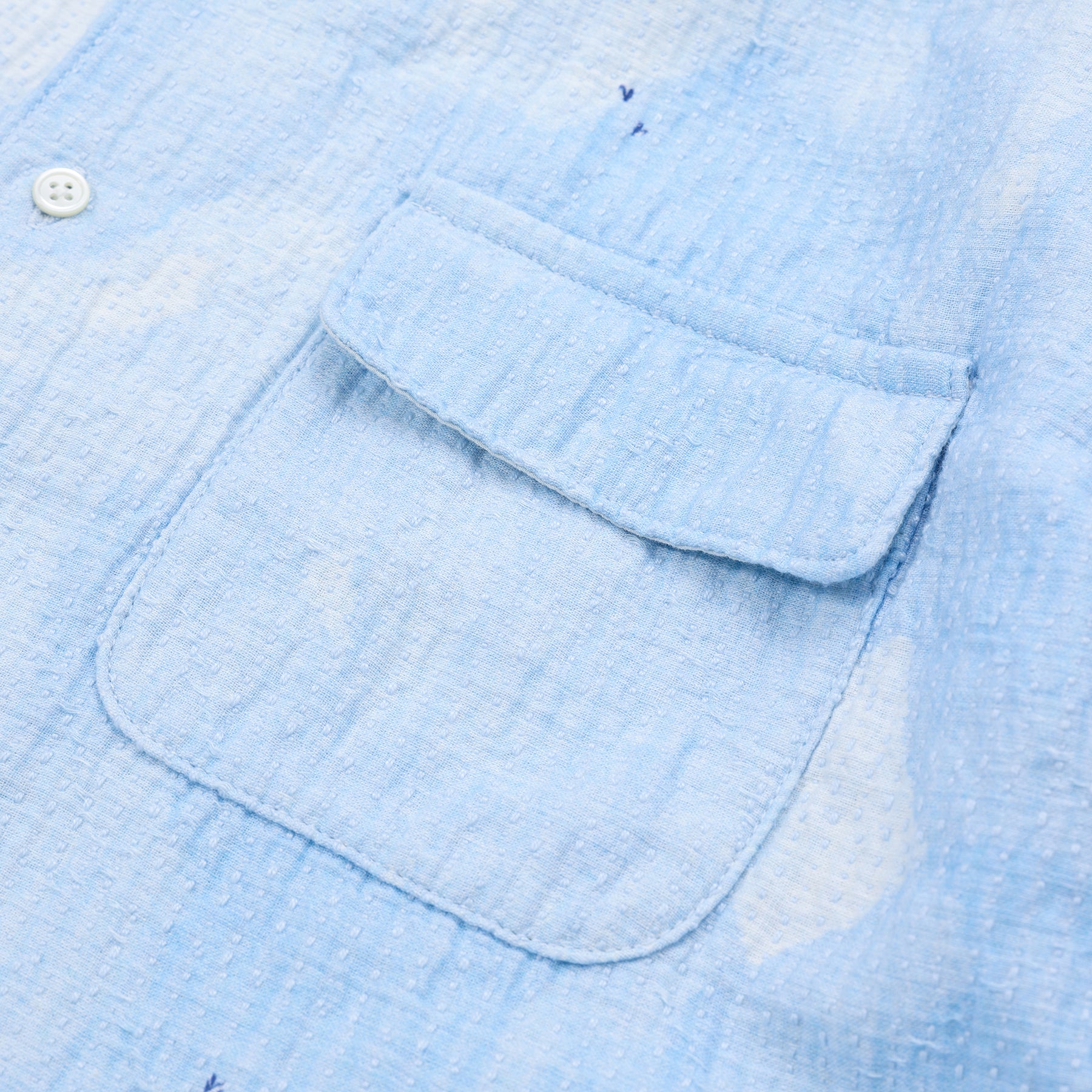 Porter Classic PAINTED SASHIKO WATERCOLOR KAIKIN SHIRT / PC-059-3821