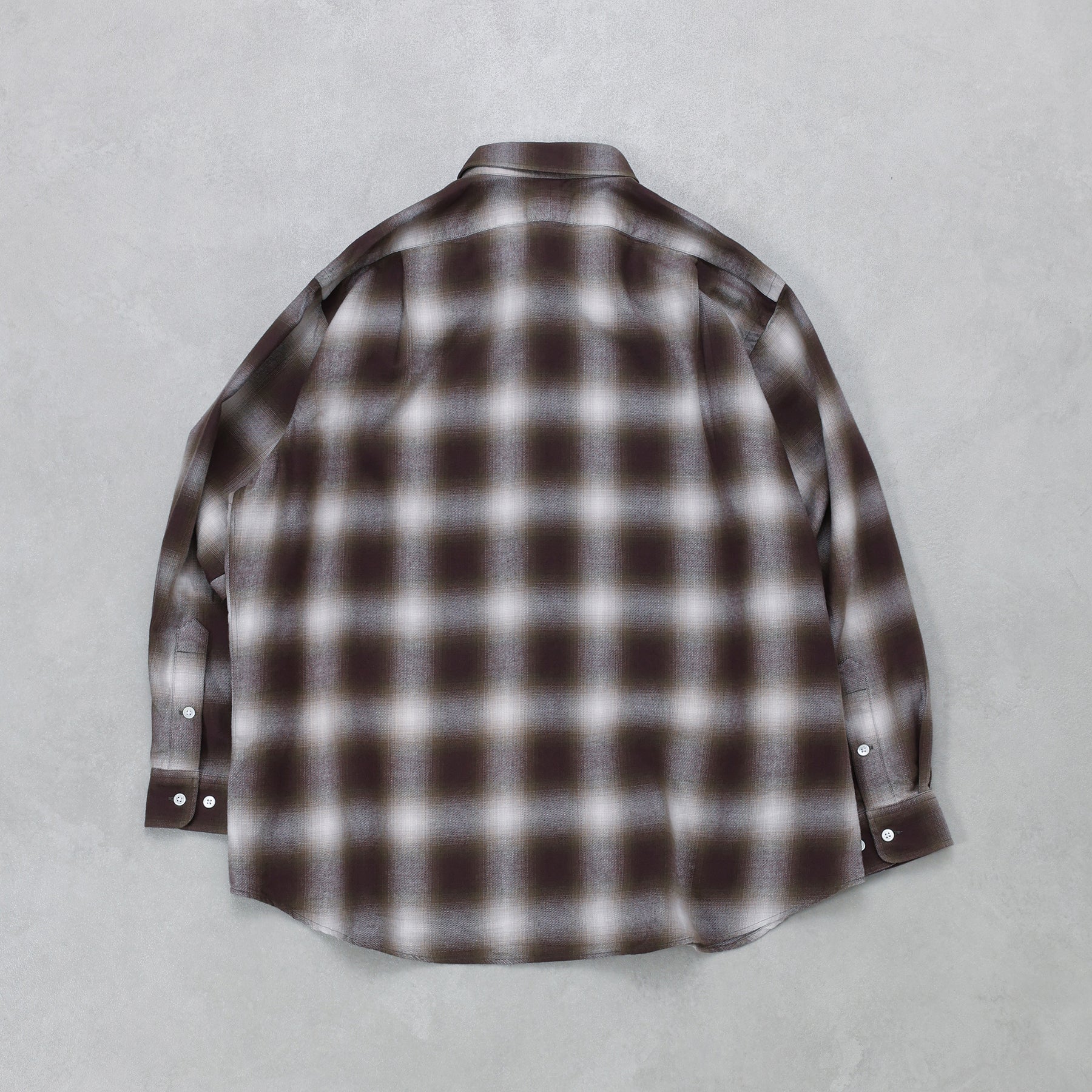 THE DAY OMBRE PLAID SHIRT / D26SS-01010