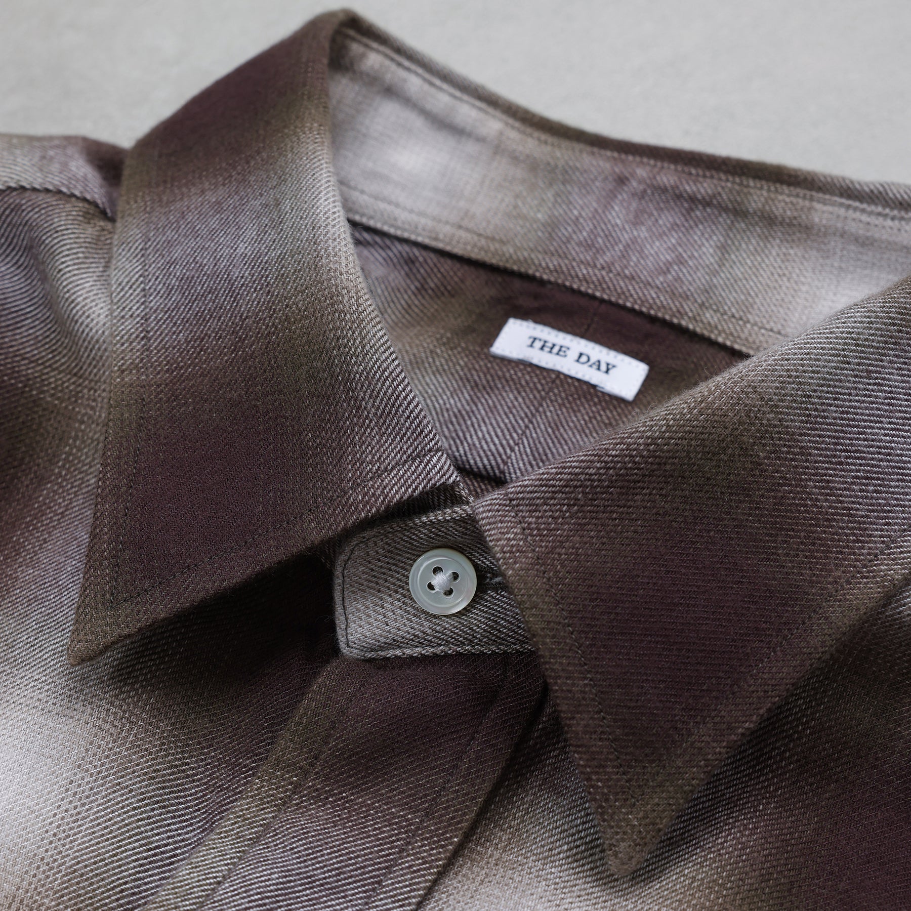 THE DAY OMBRE PLAID SHIRT / D26SS-01010