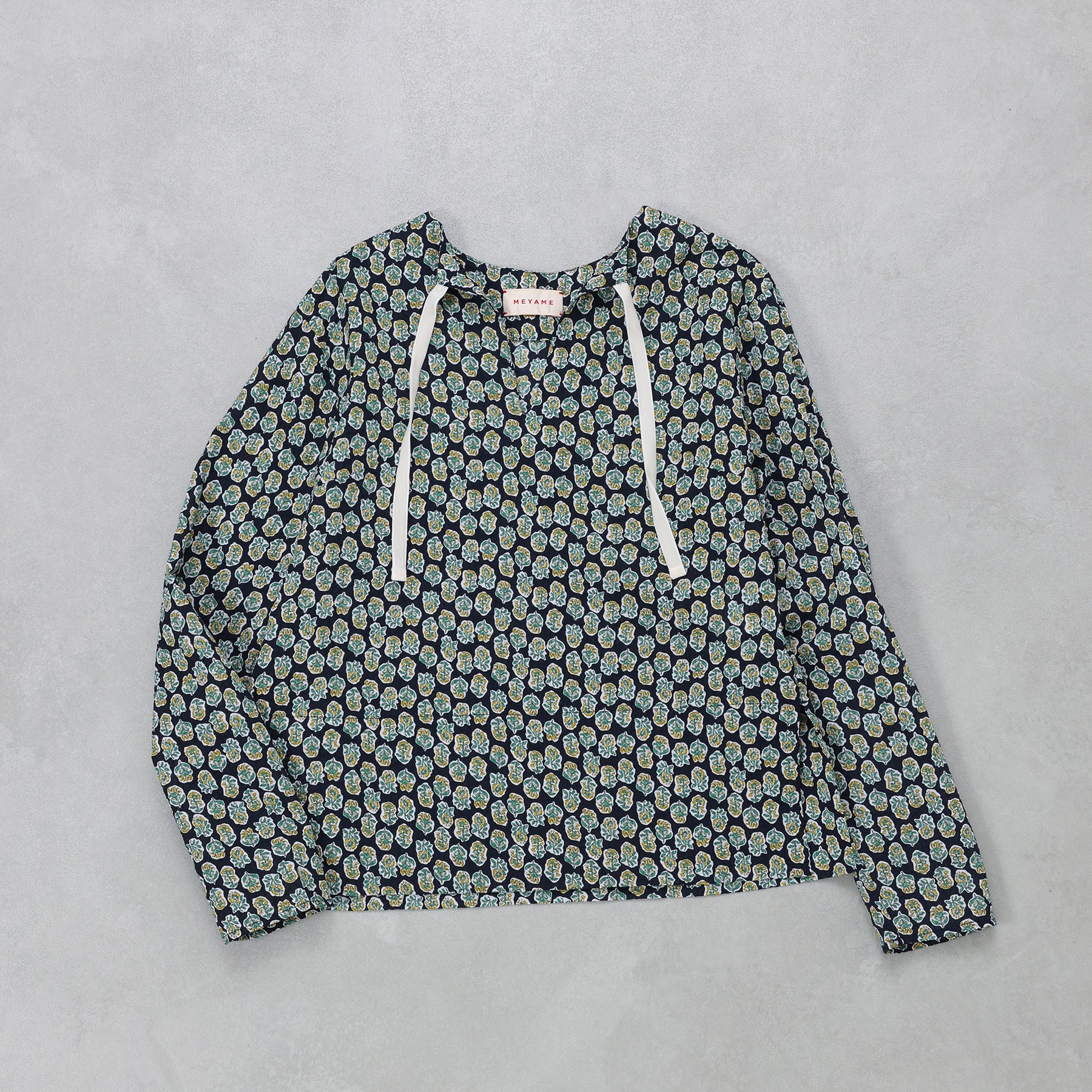 MEYAME COTTON PPRINT BLOUSE / MEY-2377