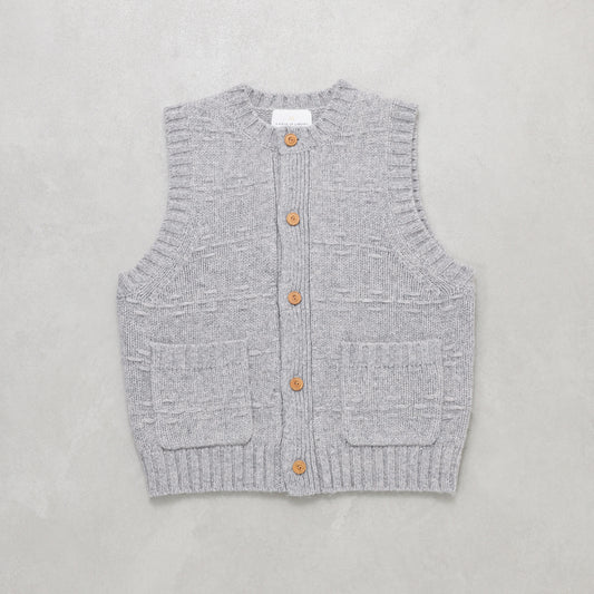 A PIECE OF LIBRARY シルキーウールアイランドベスト / 325510