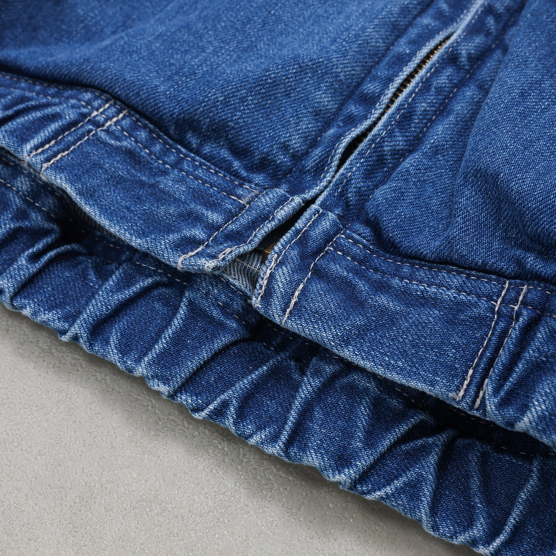 Veritecoeur ユニセックスデニムブルゾン / VC-2772U