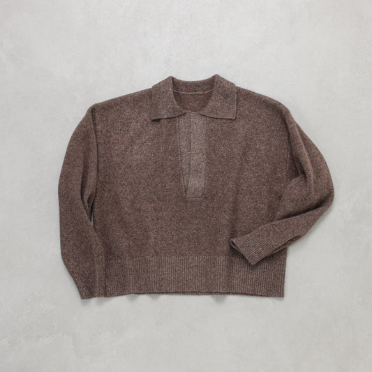 Veritecoeur スキッパーカラーニット / VCK-300