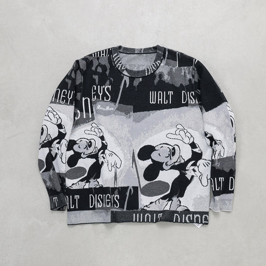 Porter Classic DISNEY VP / PC KNIT COLLECTION CREWNECK / MICKEY MOUSE / DP-030-3673