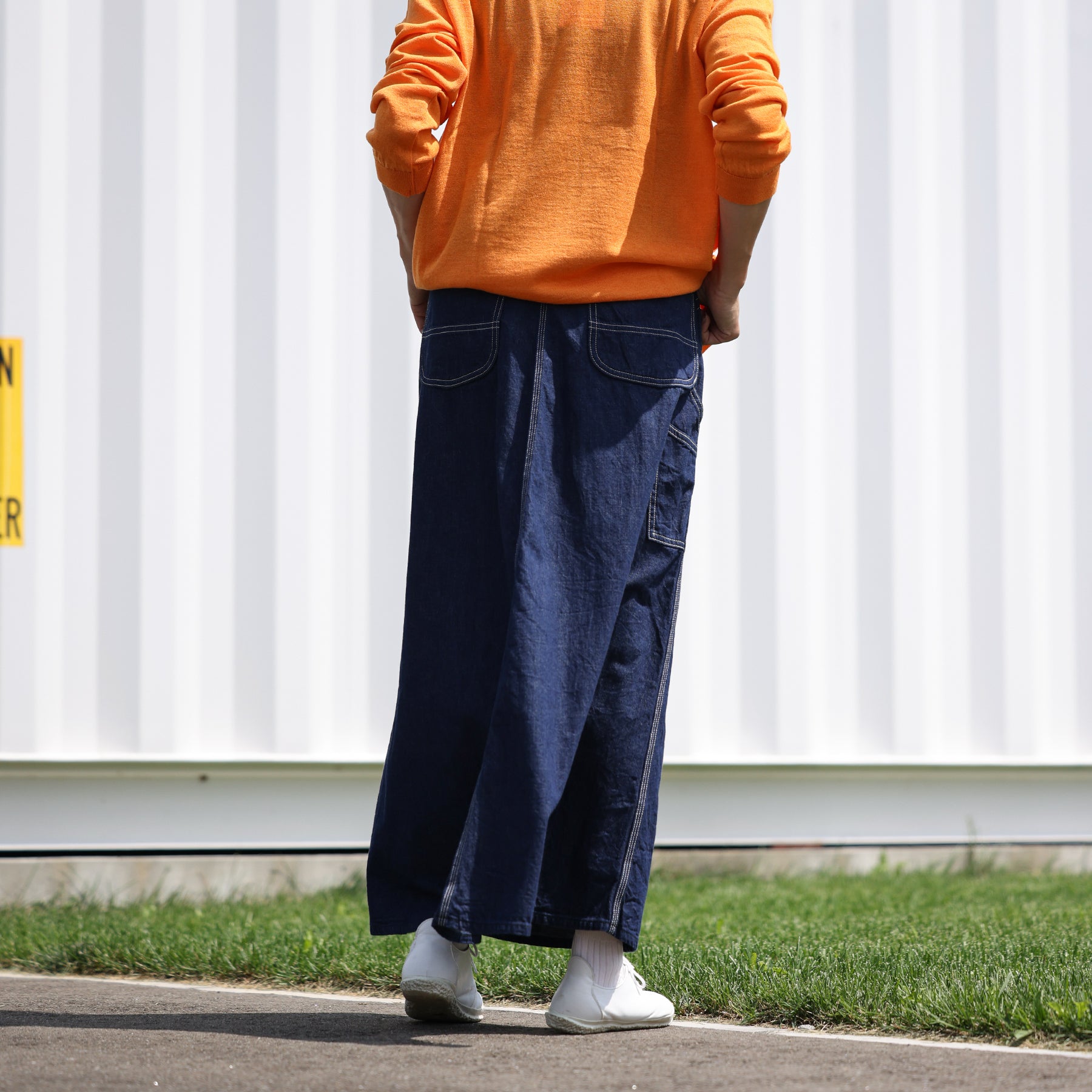 orSlow DENIM PAINTER LONG SKIRT / 00-4127-81