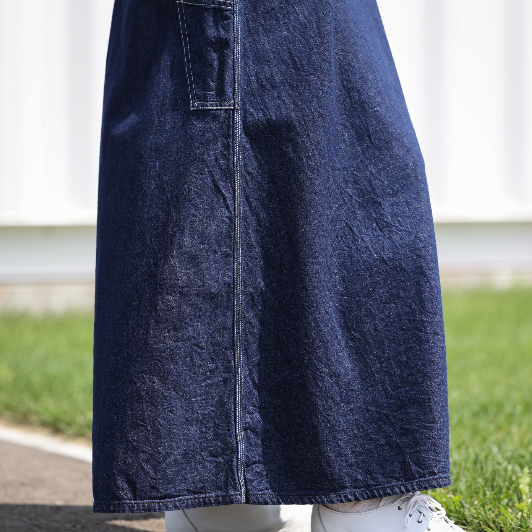 orSlow DENIM PAINTER LONG SKIRT / 00-4127-81