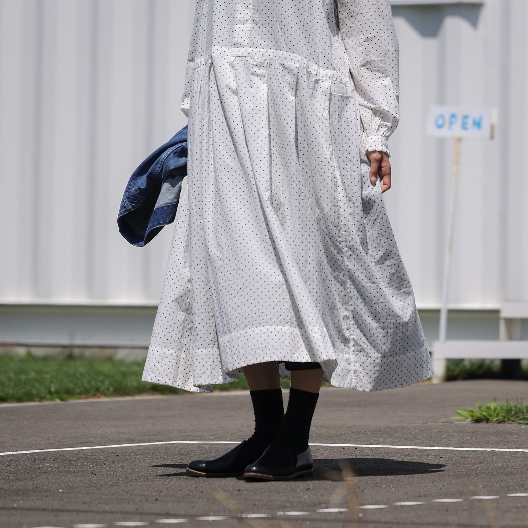 Veritecoeur ドットフリルワンピース / VC-2749