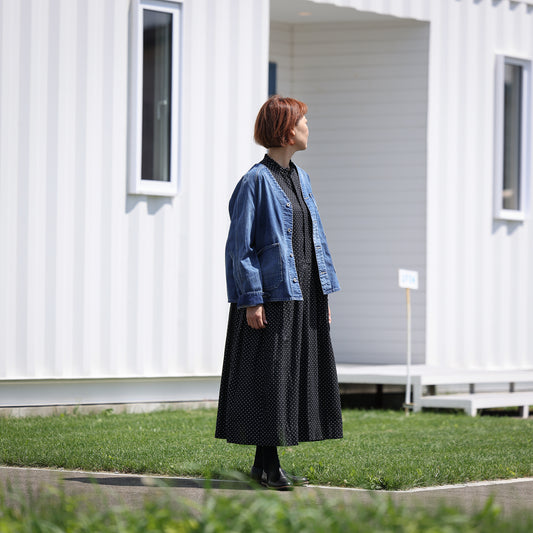 Veritecoeur ドットフリルワンピース / VC-2749