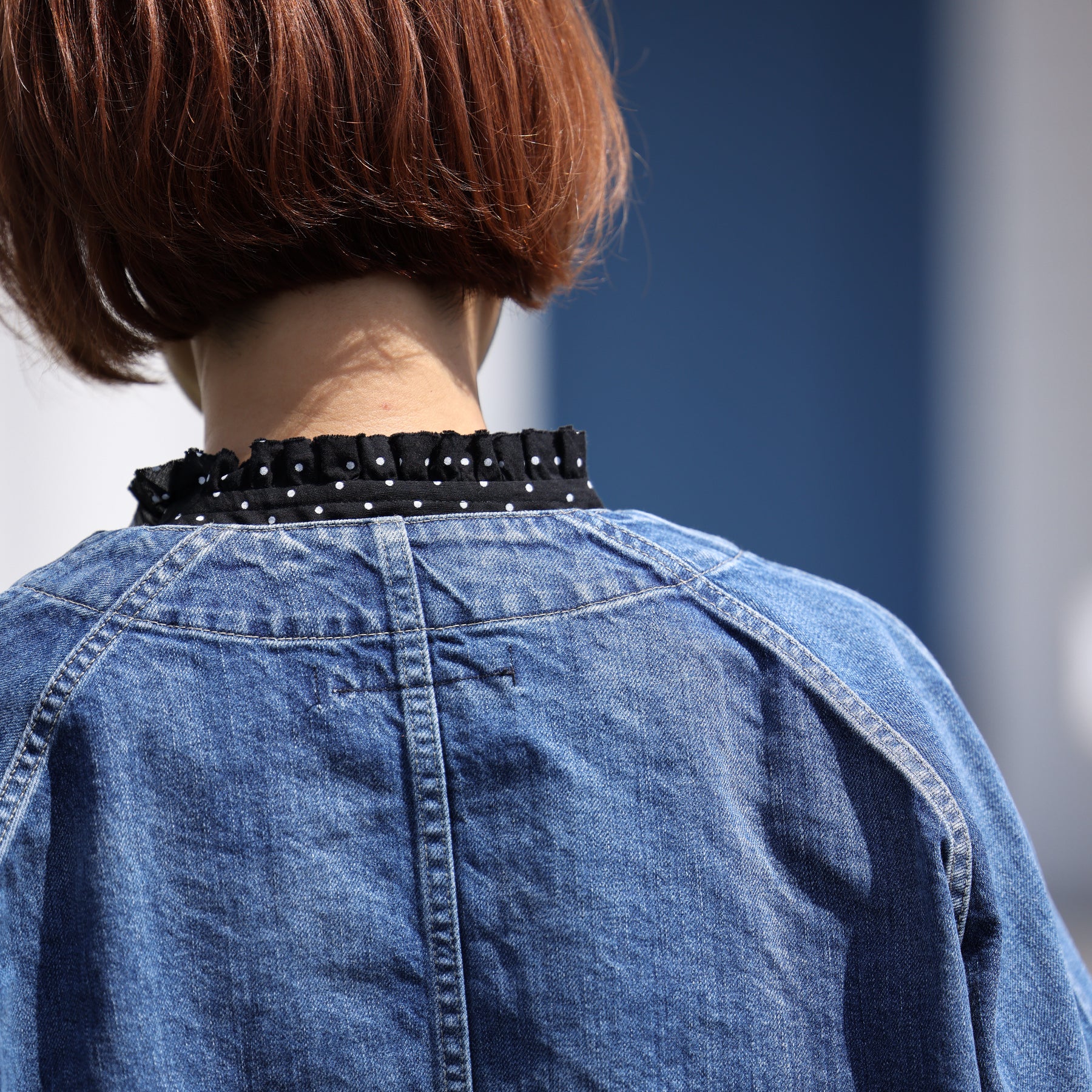 Veritecoeur ノーカラーデニムカバーオール / ST-186 再入荷！ – JILL