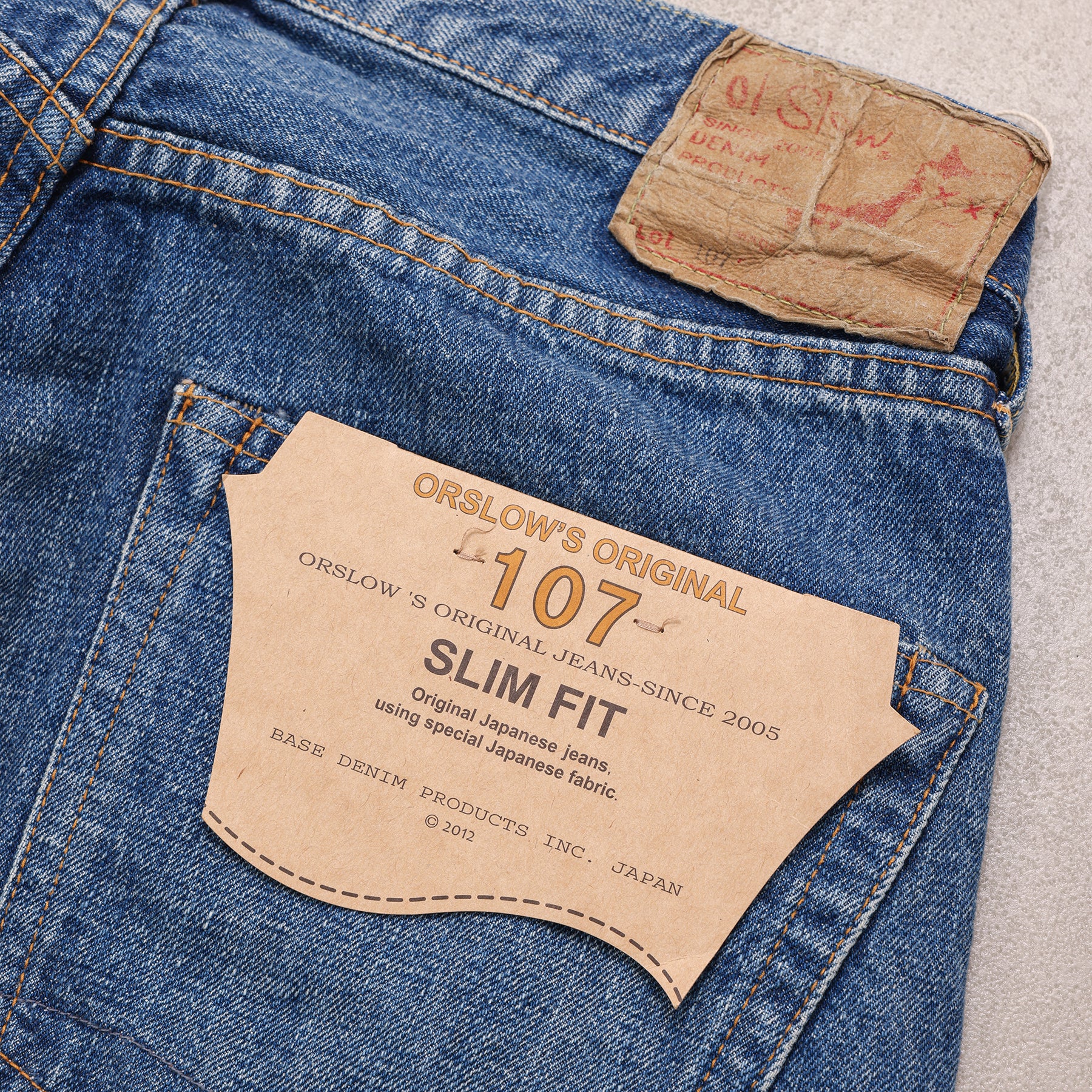 orSlow 107 IVYFIT SELVEDGE DENIM / 01-0107-84