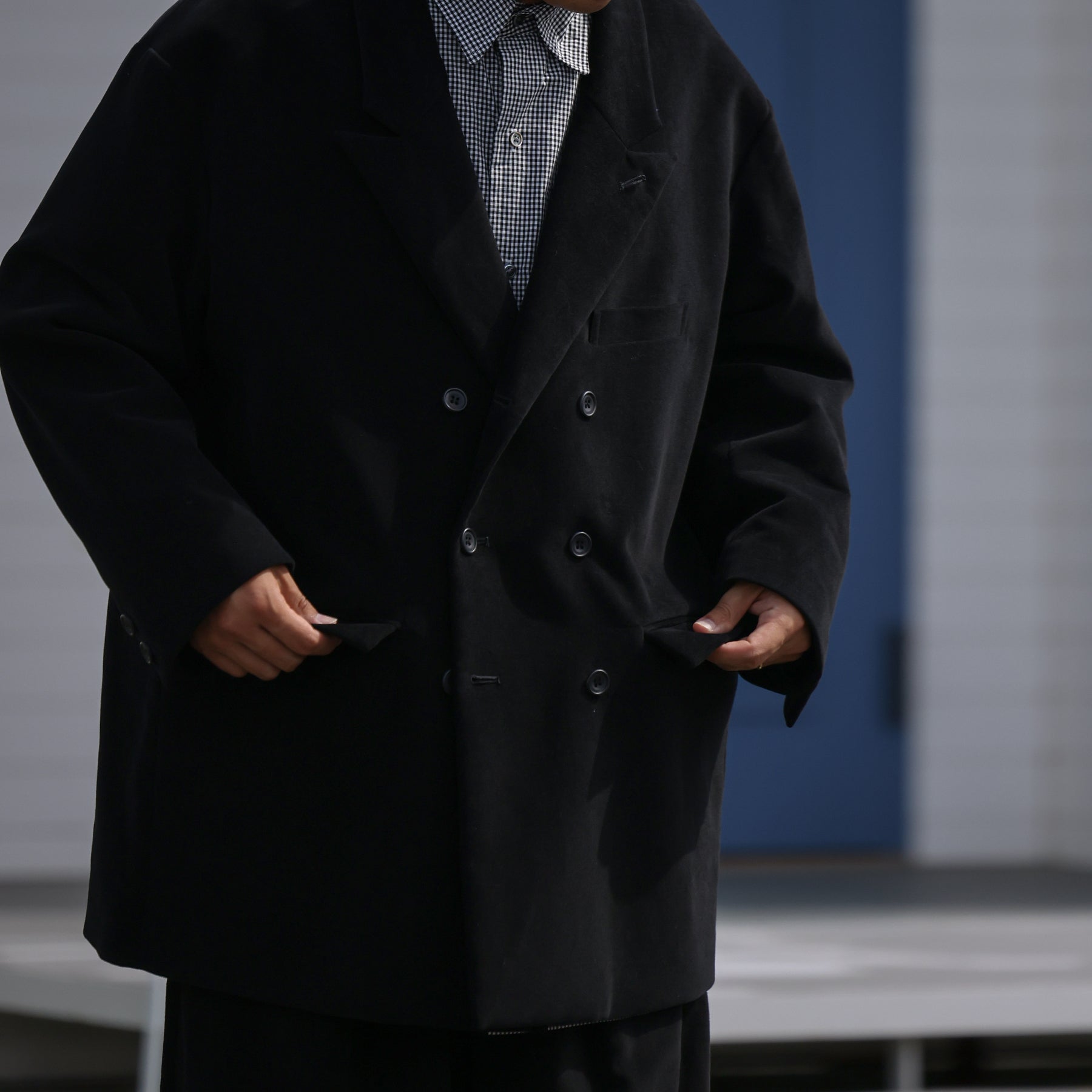 THE DAY MOLESKIN DOUBLE BREASTED JACKET / D25MS-05001