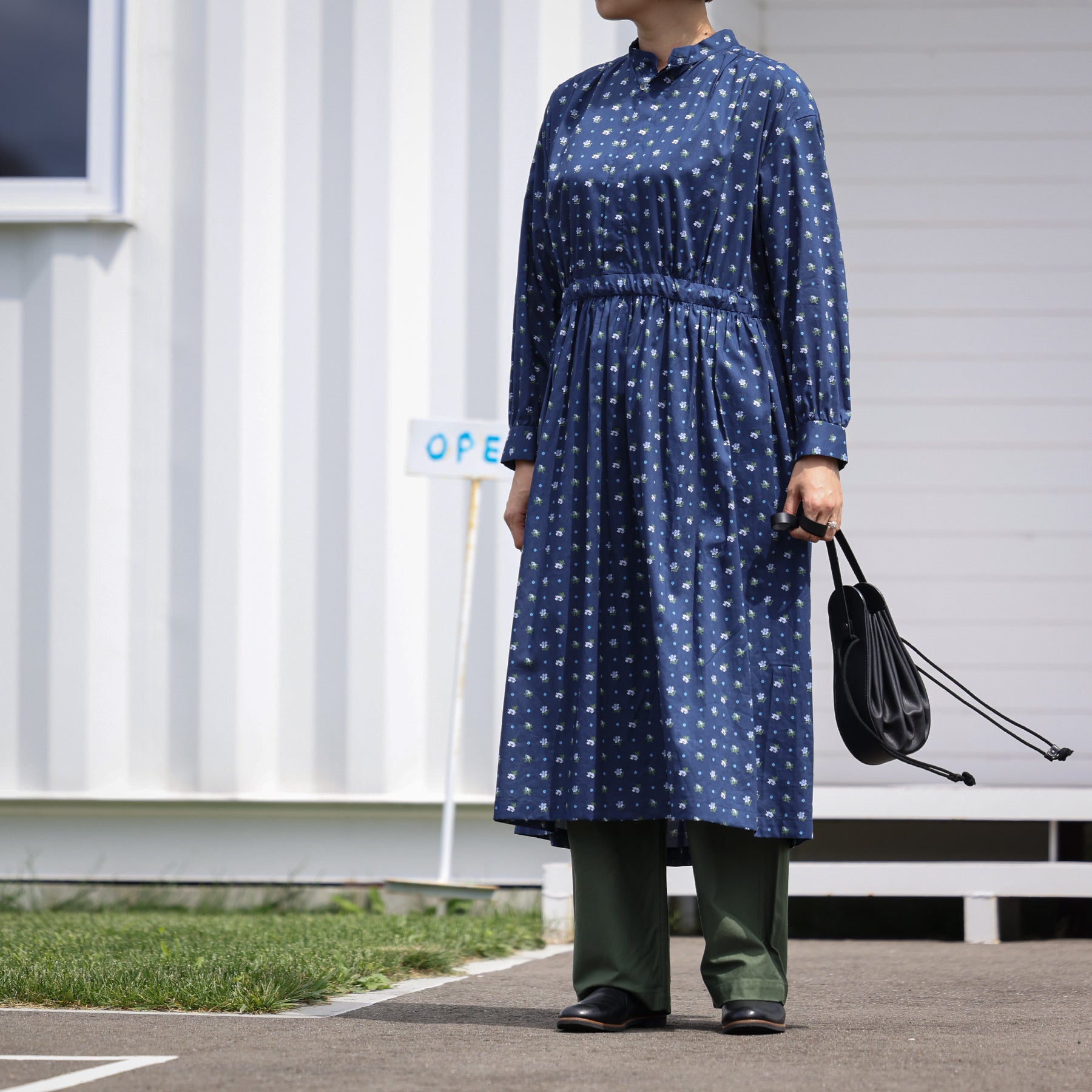 a piece of library リバティフラワーカレンワンピース A PIECE OF