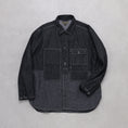 Gallery viewerに画像を読み込む, Nigel Cabourn UTILITY SH TYPE2 10oz DENIM BK / 80510010115
