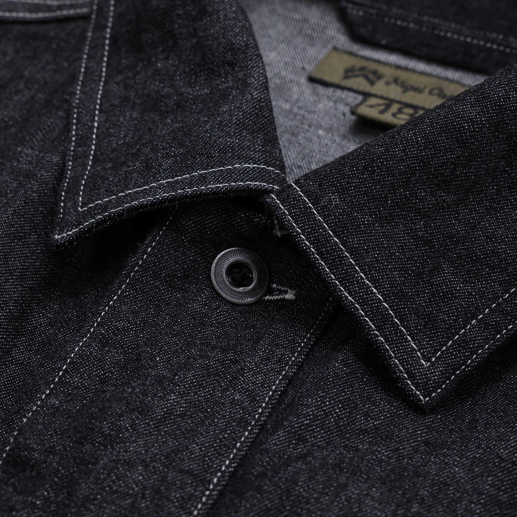 Nigel Cabourn UTILITY SH TYPE2 10oz DENIM BK / 80510010115