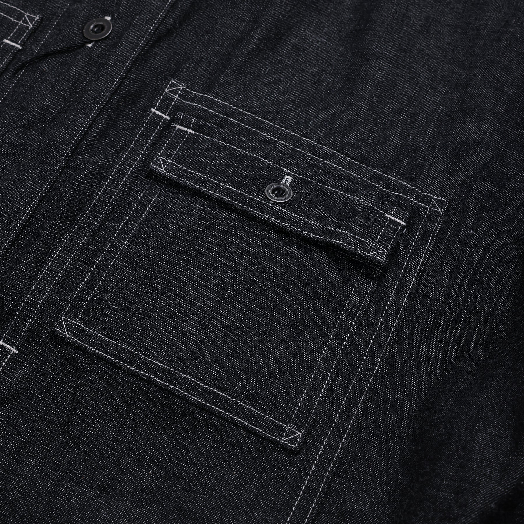 Nigel Cabourn UTILITY SH TYPE2 10oz DENIM BK / 80510010115