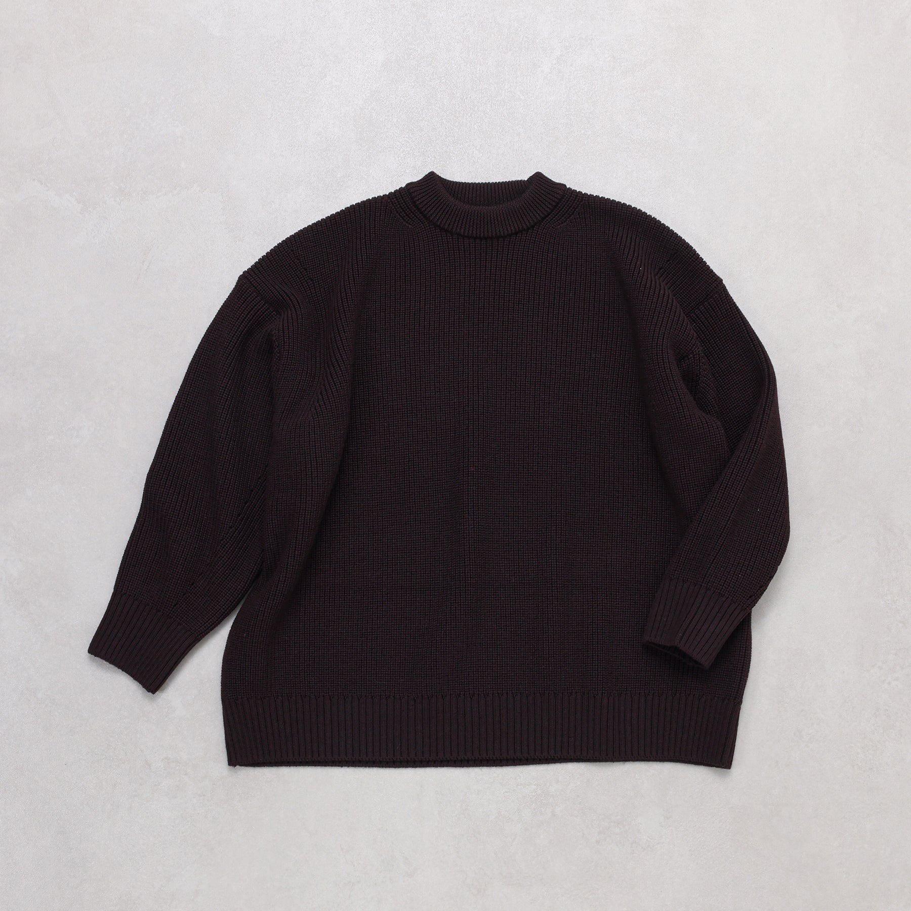 THE DAY MERINO WOOL CREWNECK KNIT / D25WS-03001