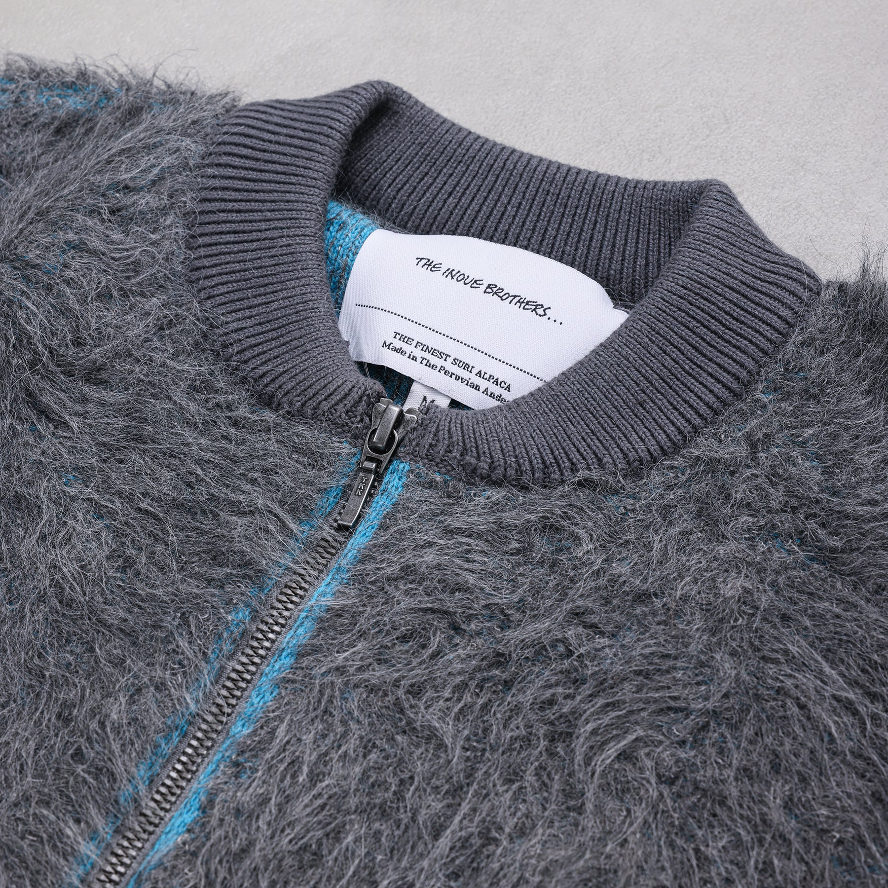 The Inoue Brothers... Suri Alpaca Bomber Jacket / TIB25-AL1005ML