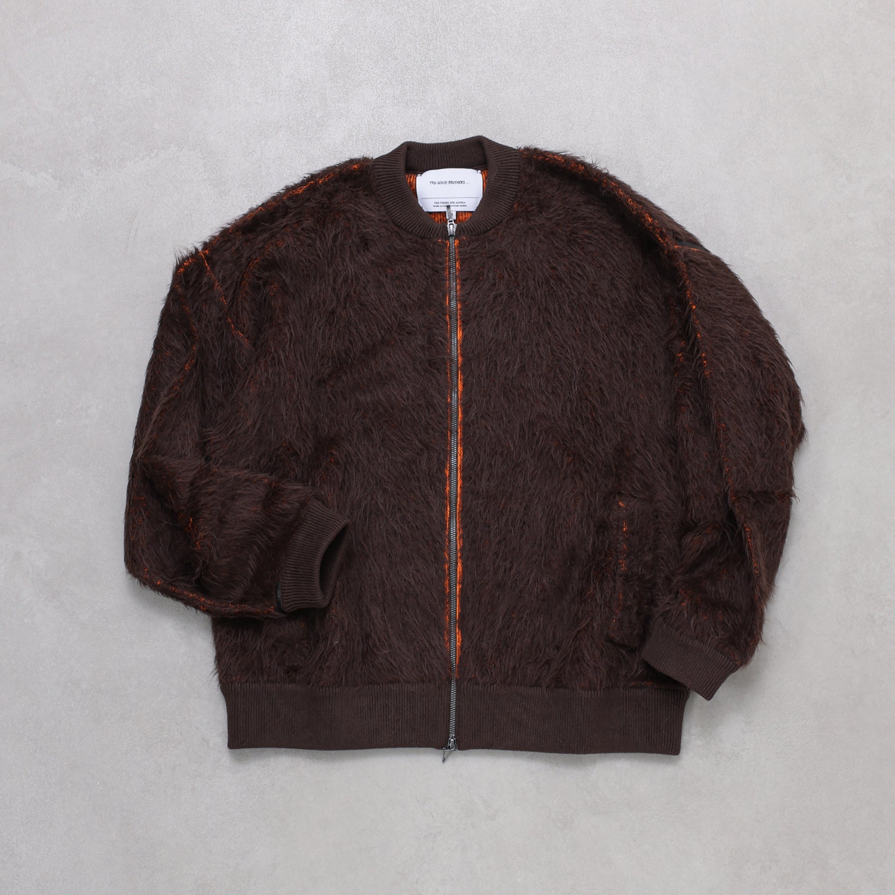The Inoue Brothers... Suri Alpaca Bomber Jacket / TIB25-AL1005ML