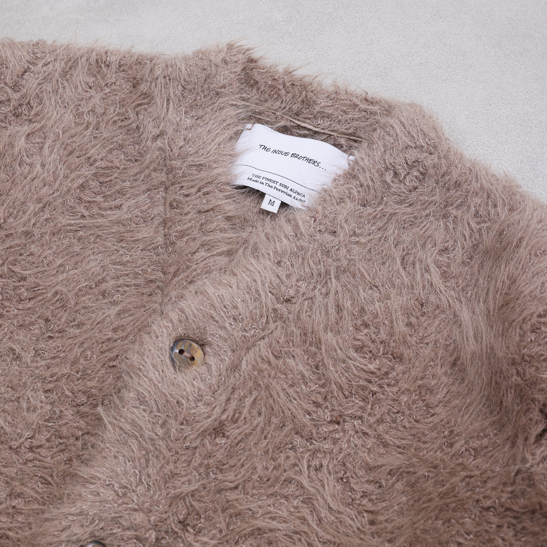 The Inoue Brothers... Suri Alpaca Cardigan / TIB25-AL1004ML