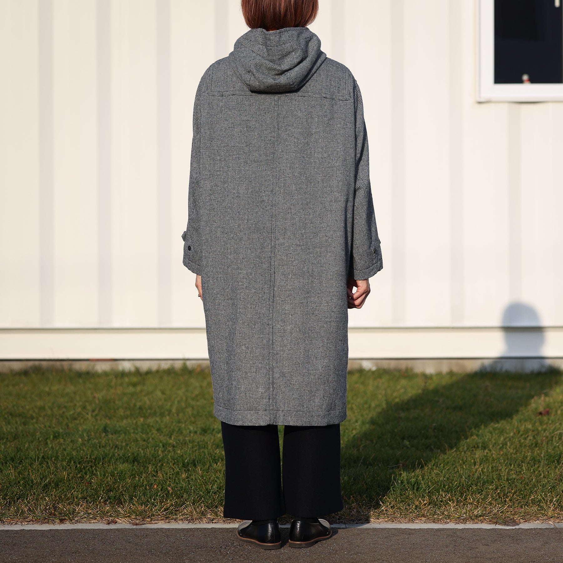 FIRMUM 千鳥ダップルロングコート / SN-FR1401CT