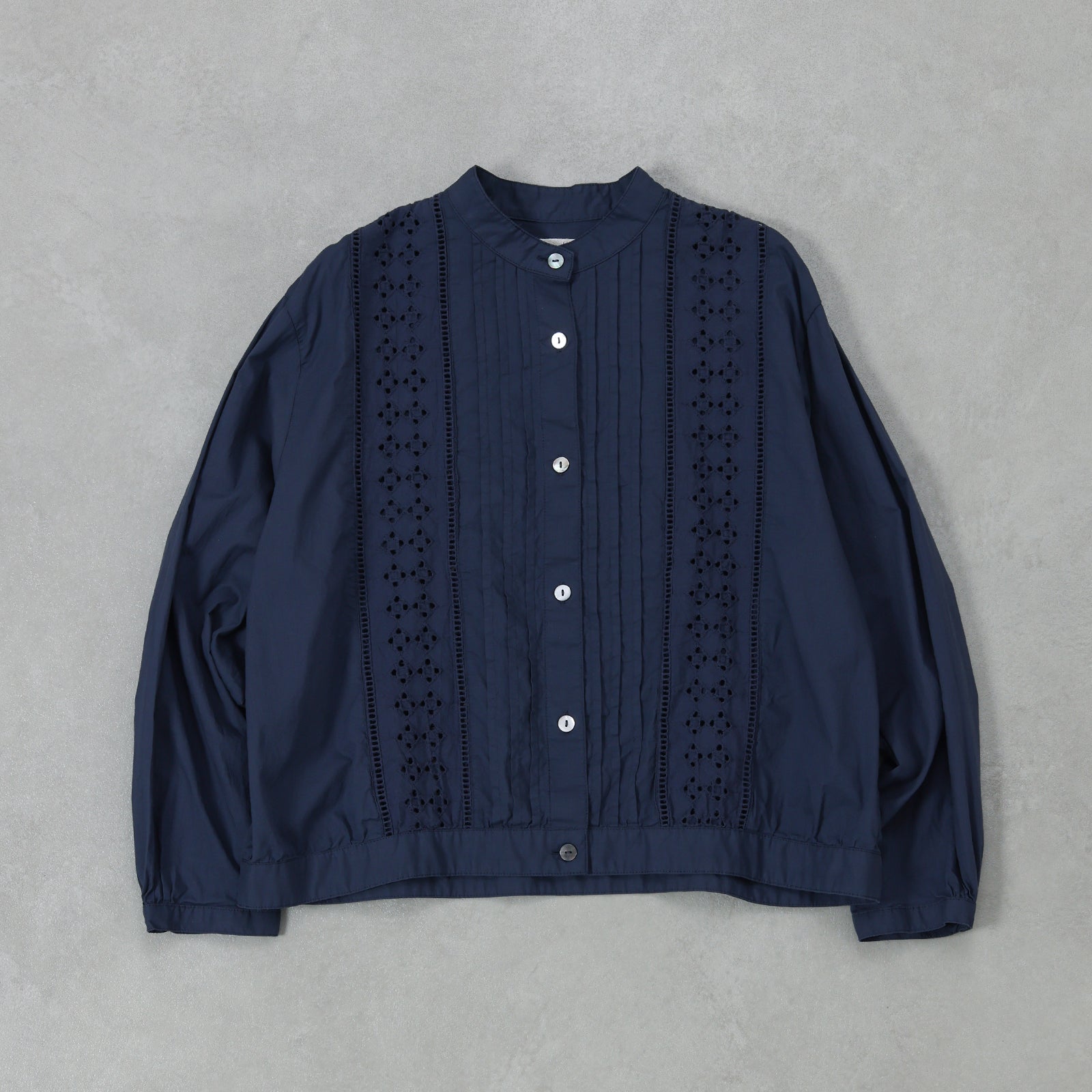Midi Umi lace blouson shirt / 1-730156