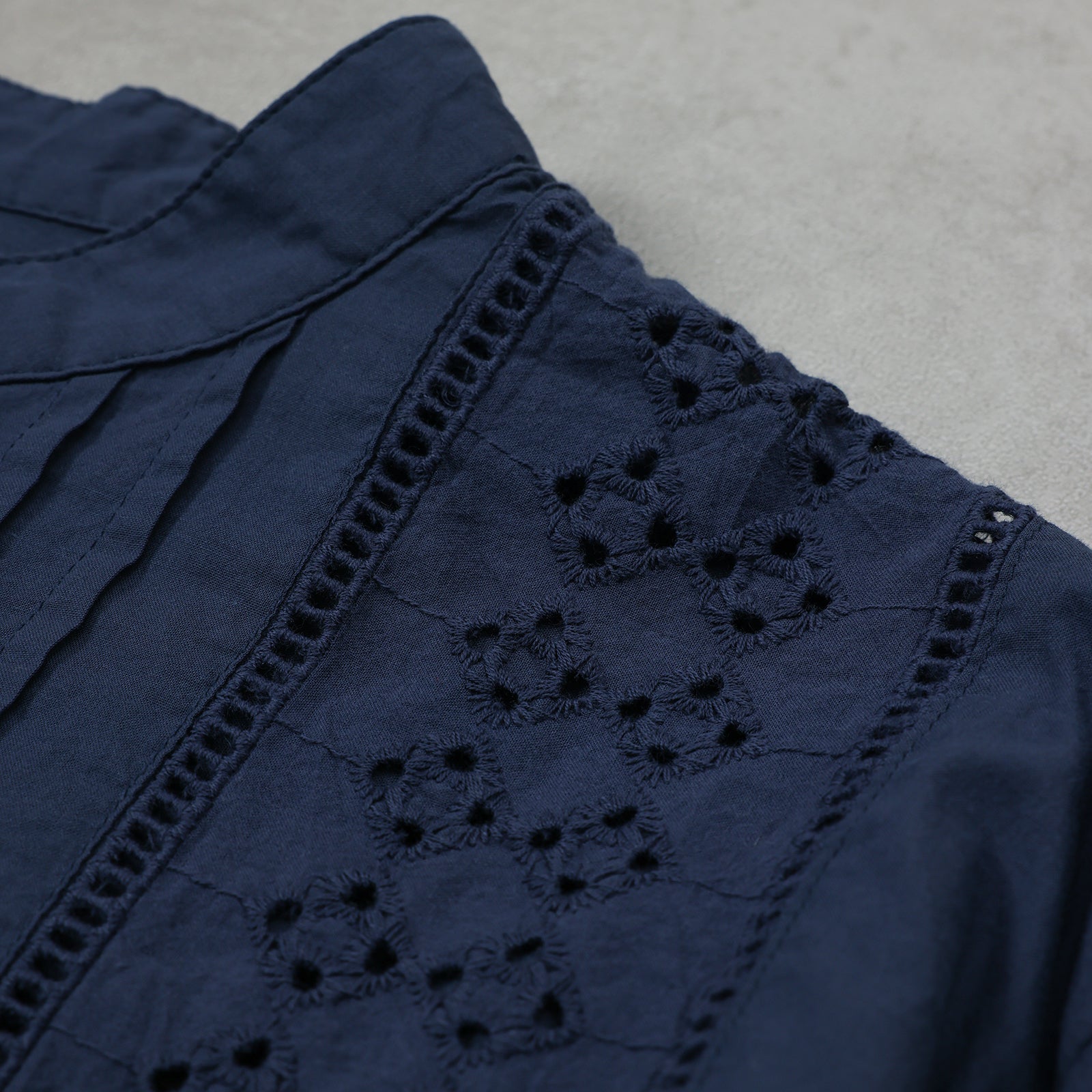 Midi Umi lace blouson shirt / 1-730156