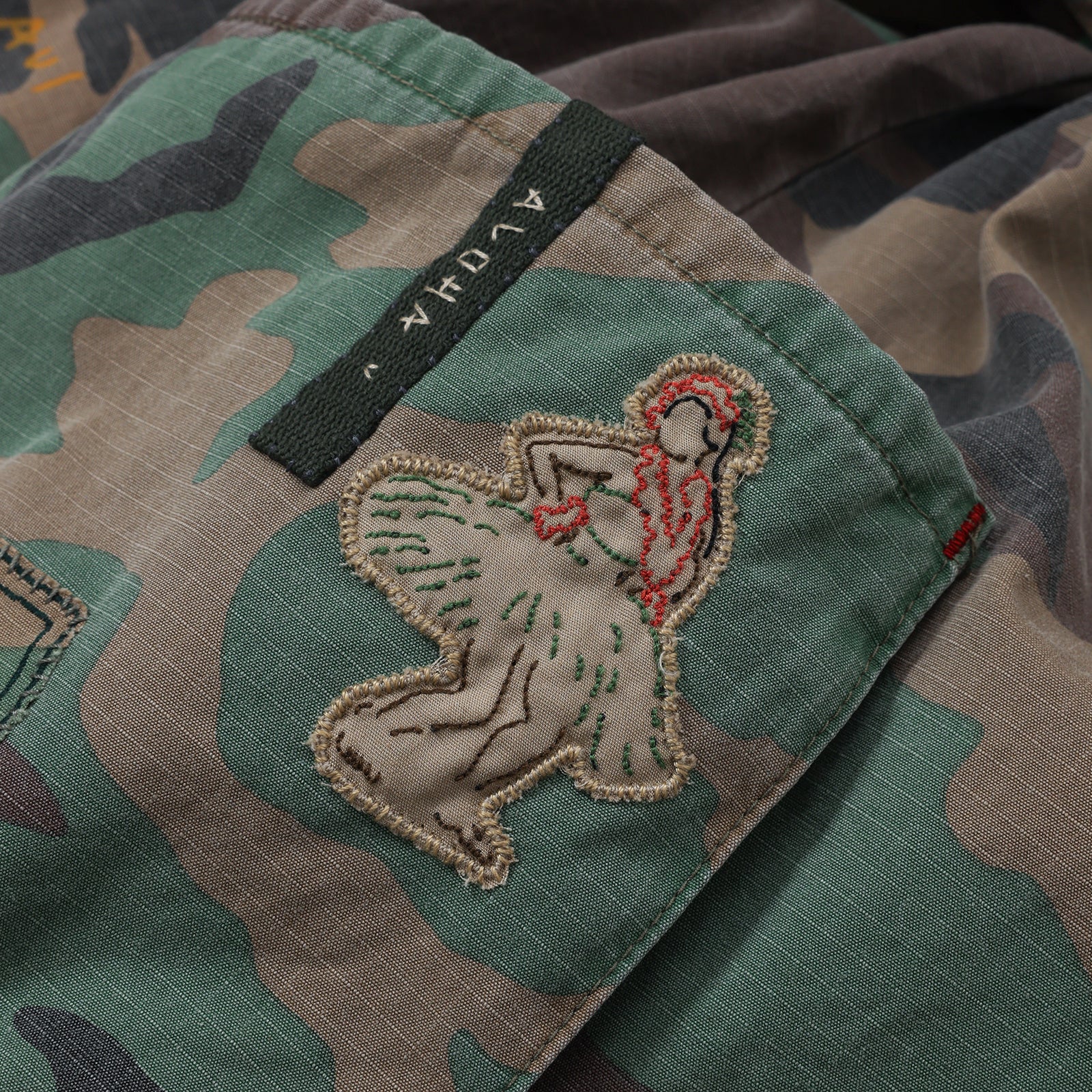 PORTER CLASSIC ALOHA CAMOUFLAGE SHIRT JACKET/ PC-008-3880