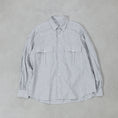 Load image into Gallery viewer, PORTER CLASSIC ROLL UP HEATHER GINGHAM CHECK SHIRT/ PC-016-3968

