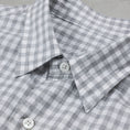 Load image into Gallery viewer, PORTER CLASSIC ROLL UP HEATHER GINGHAM CHECK SHIRT/ PC-016-3968
