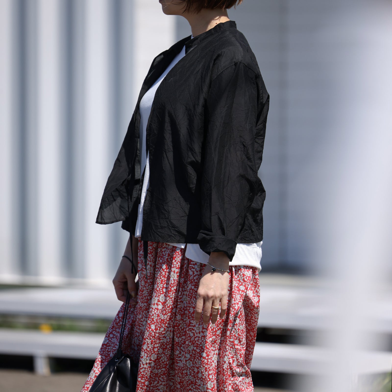MEYAME COTTON SILK BLOUSE JACKET / MEY-2006