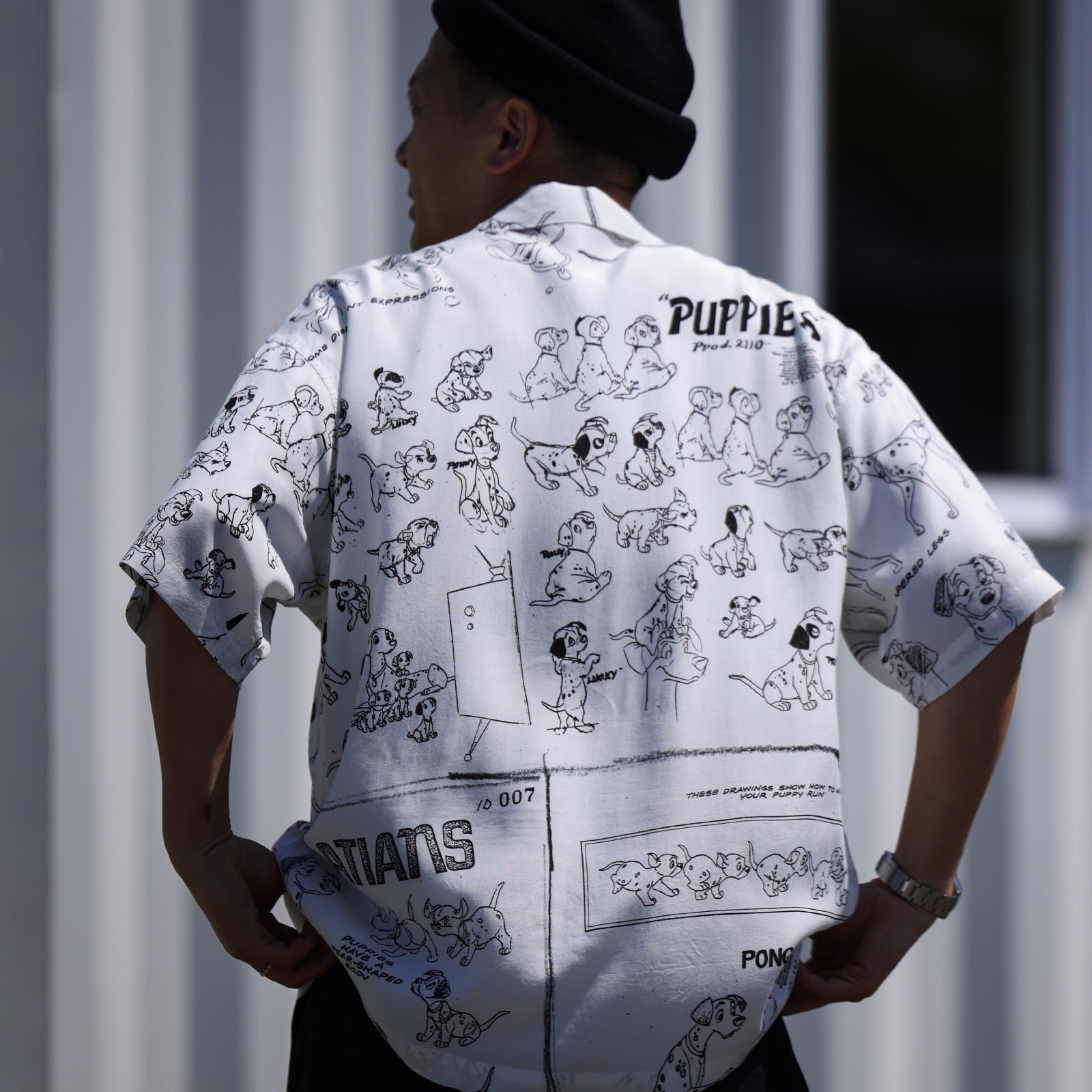 PORTER CLASSIC DISNEY VP / PC ALOHA COLLECTION ALOHA SHIRT / 101 DALMATIANS / DP-024-3966